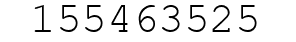 Number 155463525.