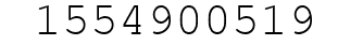 Number 1554900519.