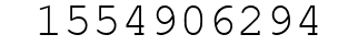 Number 1554906294.