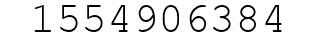 Number 1554906384.