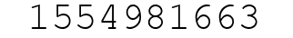 Number 1554981663.