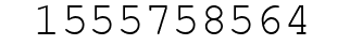 Number 1555758564.