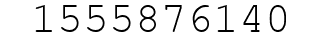 Number 1555876140.