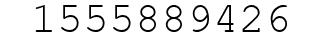 Number 1555889426.
