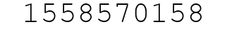 Number 1558570158.