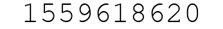 Number 1559618620.