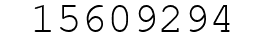 Number 15609294.