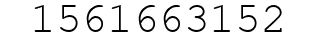 Number 1561663152.