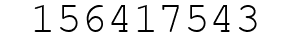 Number 156417543.