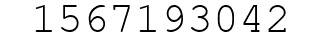 Number 1567193042.