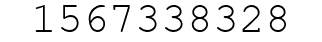 Number 1567338328.
