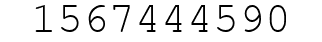 Number 1567444590.