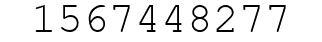 Number 1567448277.