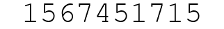 Number 1567451715.