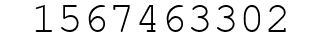 Number 1567463302.
