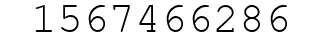 Number 1567466286.