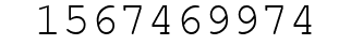 Number 1567469974.