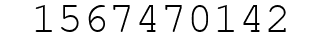Number 1567470142.