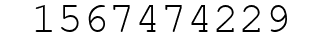 Number 1567474229.