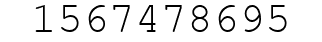 Number 1567478695.