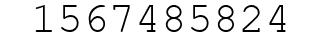 Number 1567485824.