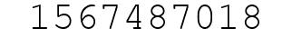 Number 1567487018.