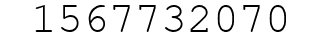 Number 1567732070.