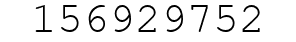 Number 156929752.