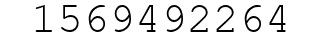 Number 1569492264.