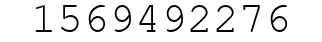 Number 1569492276.