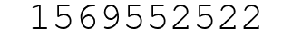 Number 1569552522.