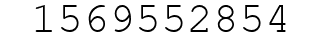 Number 1569552854.