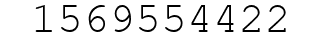 Number 1569554422.