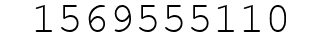 Number 1569555110.