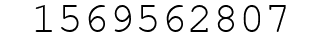 Number 1569562807.