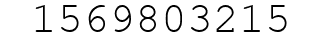 Number 1569803215.