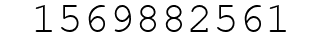 Number 1569882561.
