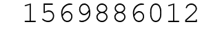 Number 1569886012.