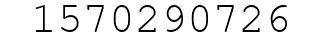 Number 1570290726.