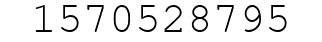 Number 1570528795.