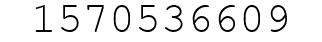 Number 1570536609.