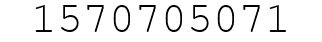 Number 1570705071.