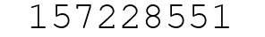 Number 157228551.