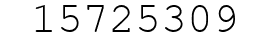 Number 15725309.