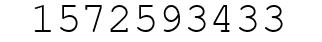 Number 1572593433.