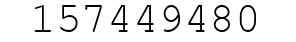 Number 157449480.