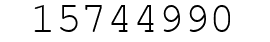 Number 15744990.
