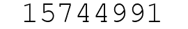 Number 15744991.