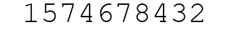 Number 1574678432.