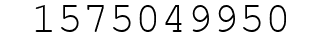 Number 1575049950.